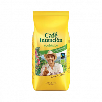 648494 J.J.Darboven Fairtrade Cafe Intencion ecologico Cafe Crema, Bio Kaffee, Ganze Bohne, 1 kg